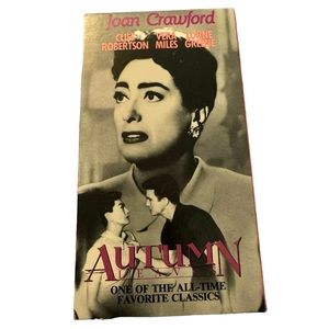 Vintage/Retro Black And White VHS Tape: “Autumn Leaves.” Released In 1956.